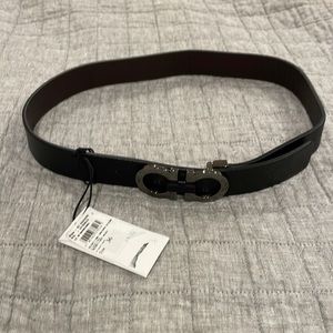 Black mens ferragamo belt